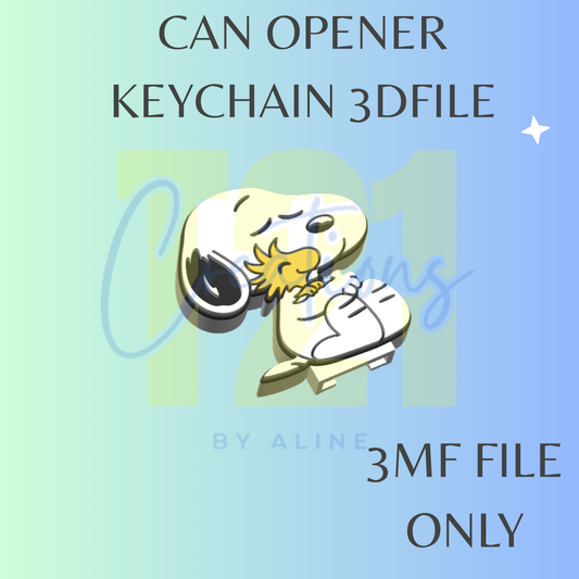 WHITE DOG CAN OPENER 3MF FILE