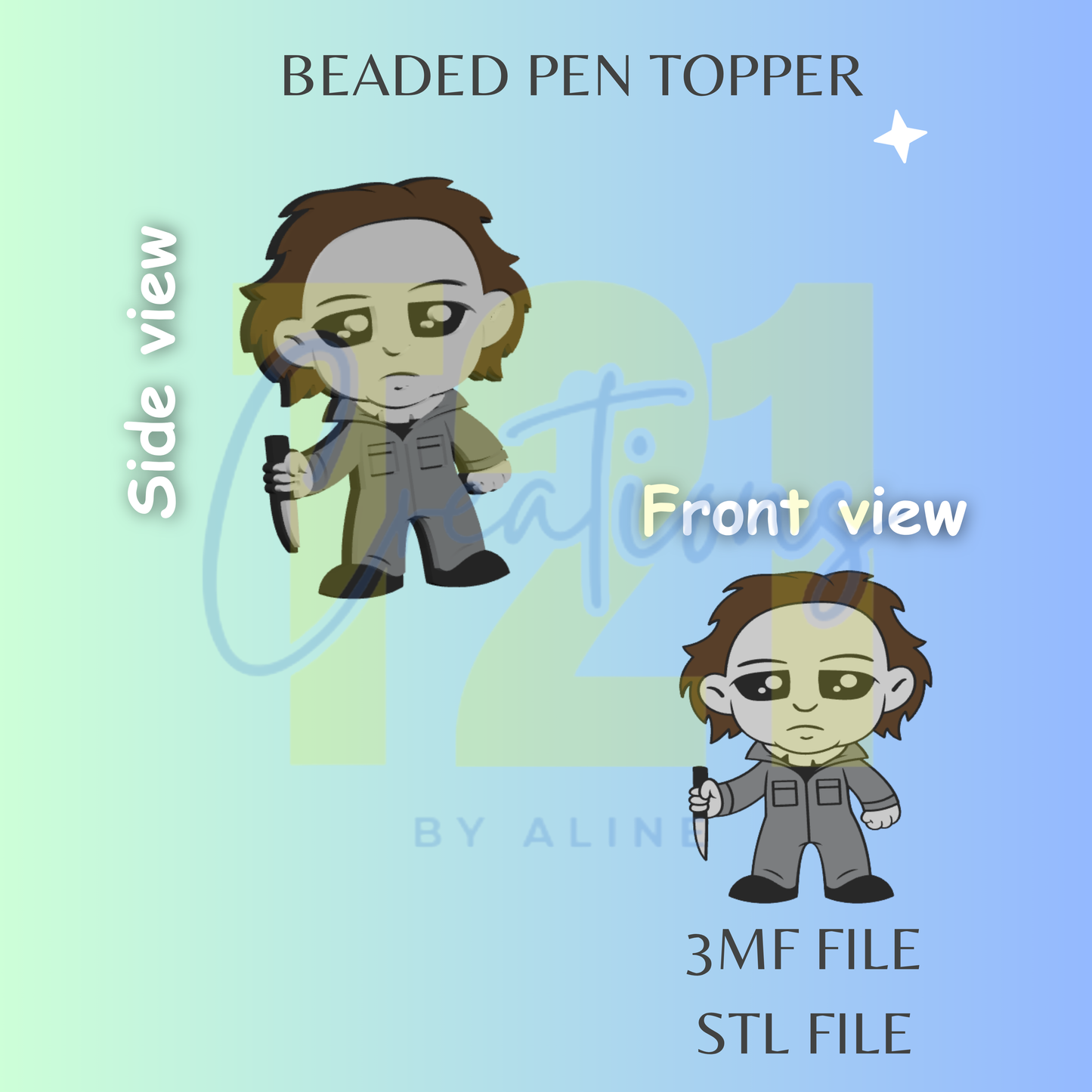 M-AYERS PEN TOPPER STL FILE
