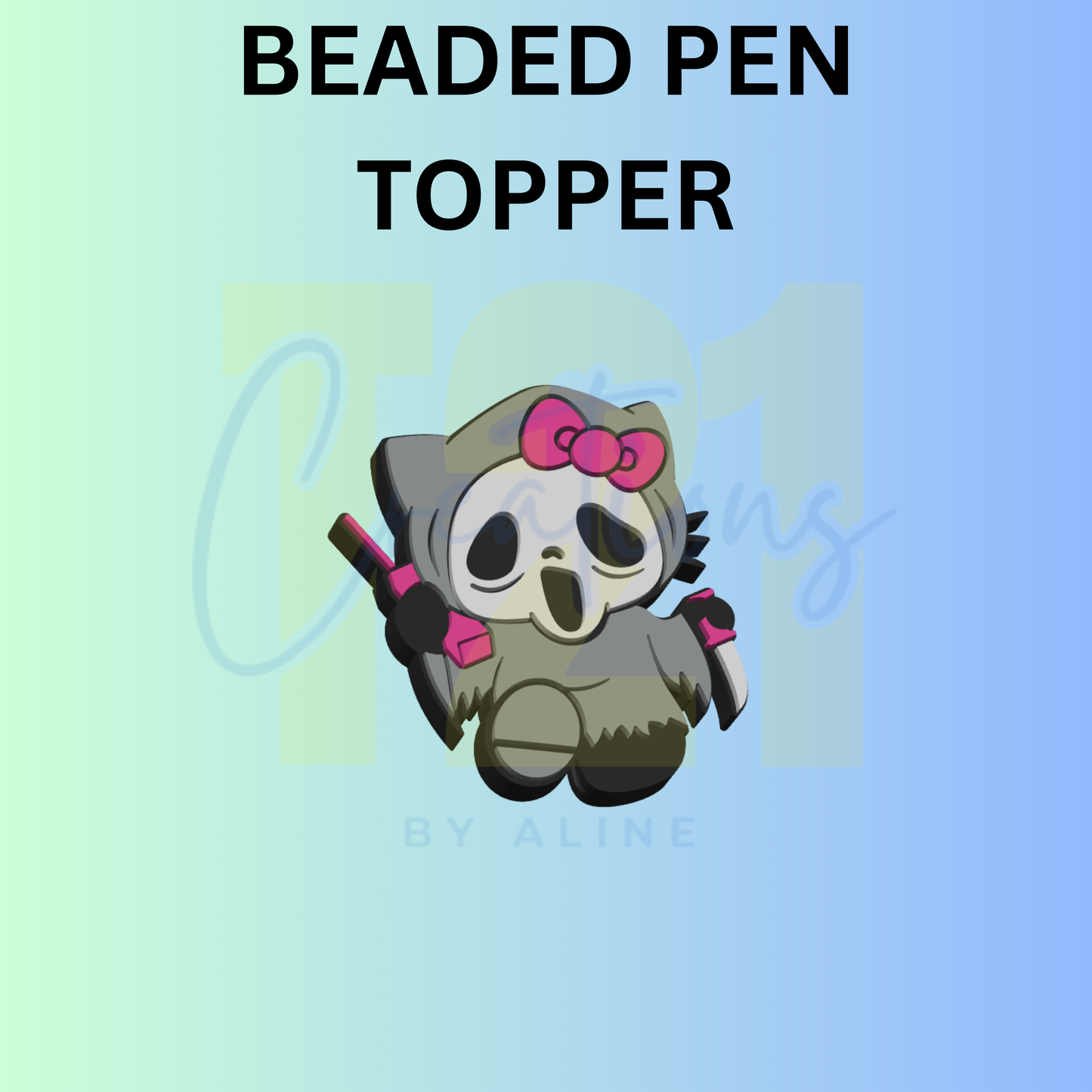 H-K FACE GHOST PEN TOPPER