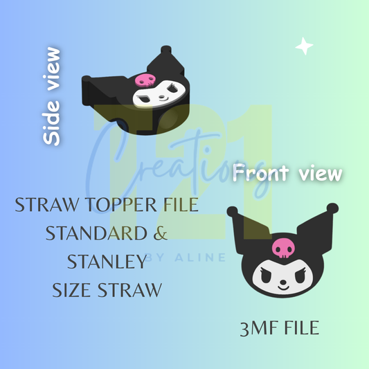 KUKU STRAW TOPPER STL FILE