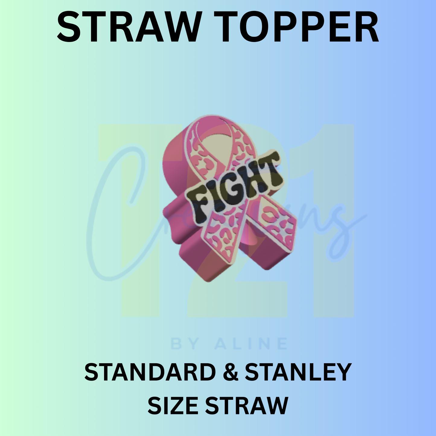 CHETTAH RIBBON STRAW TOPPER