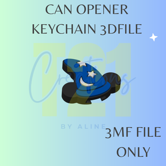 SORCERER HAT CAN OPENER 3MF FILE