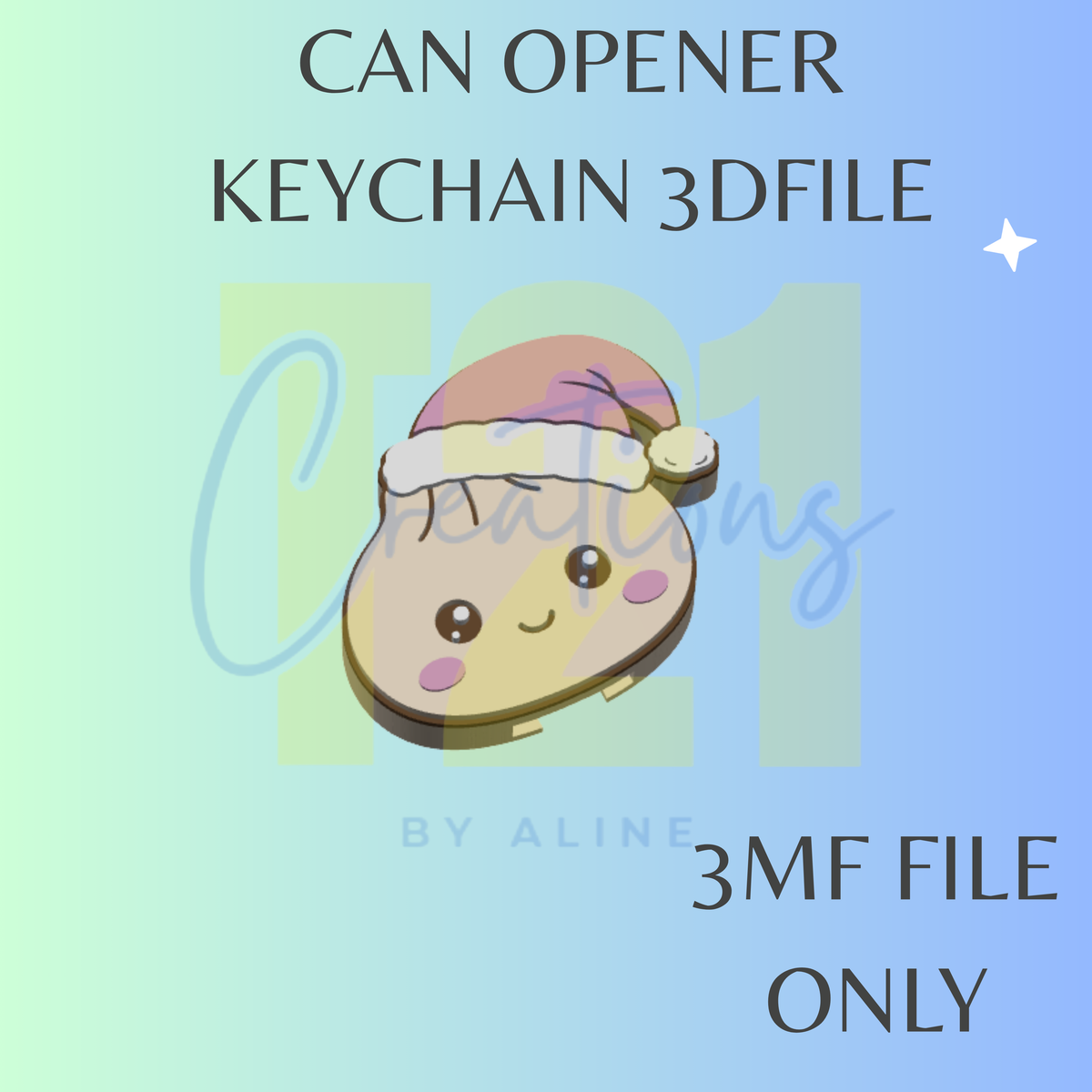 XMAS DUMPLING CAN OPENER 3MF FILE