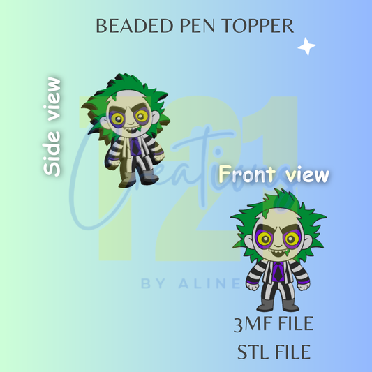 B-TTLE PEN TOPPER STL FILE