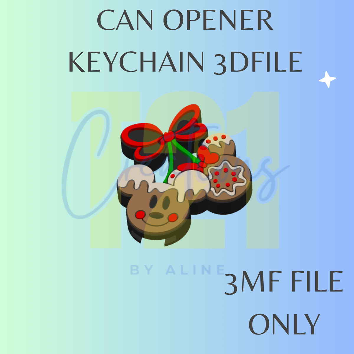 GINGER MOUSE COUPLE CAN OPENER 3MF FILE