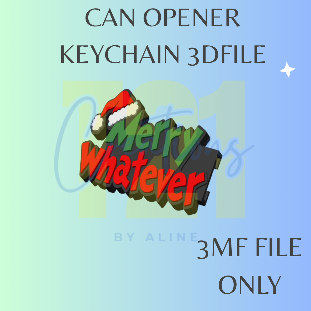 MERRY WHATEVER CAN OPENER 3MF FILE