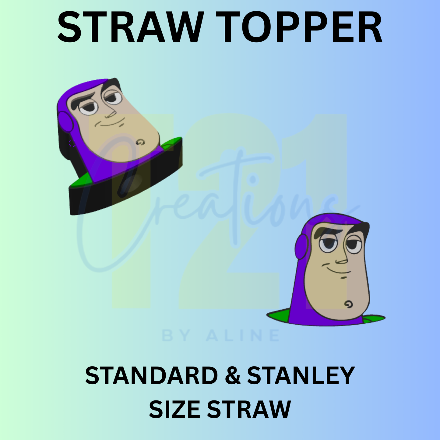 ASTRONAUT STRAW TOPPER