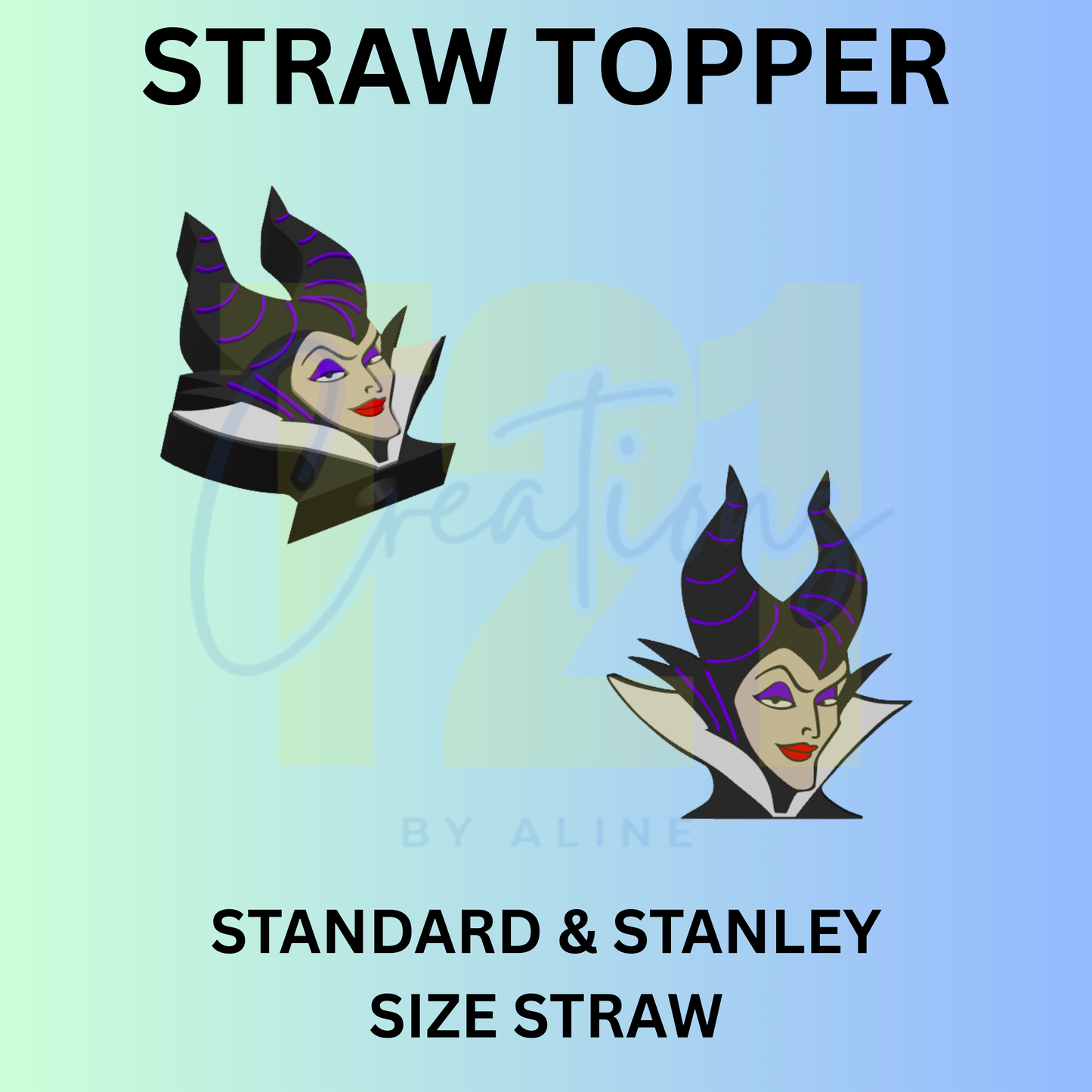 VILLAN 2 STRAW TOPPER