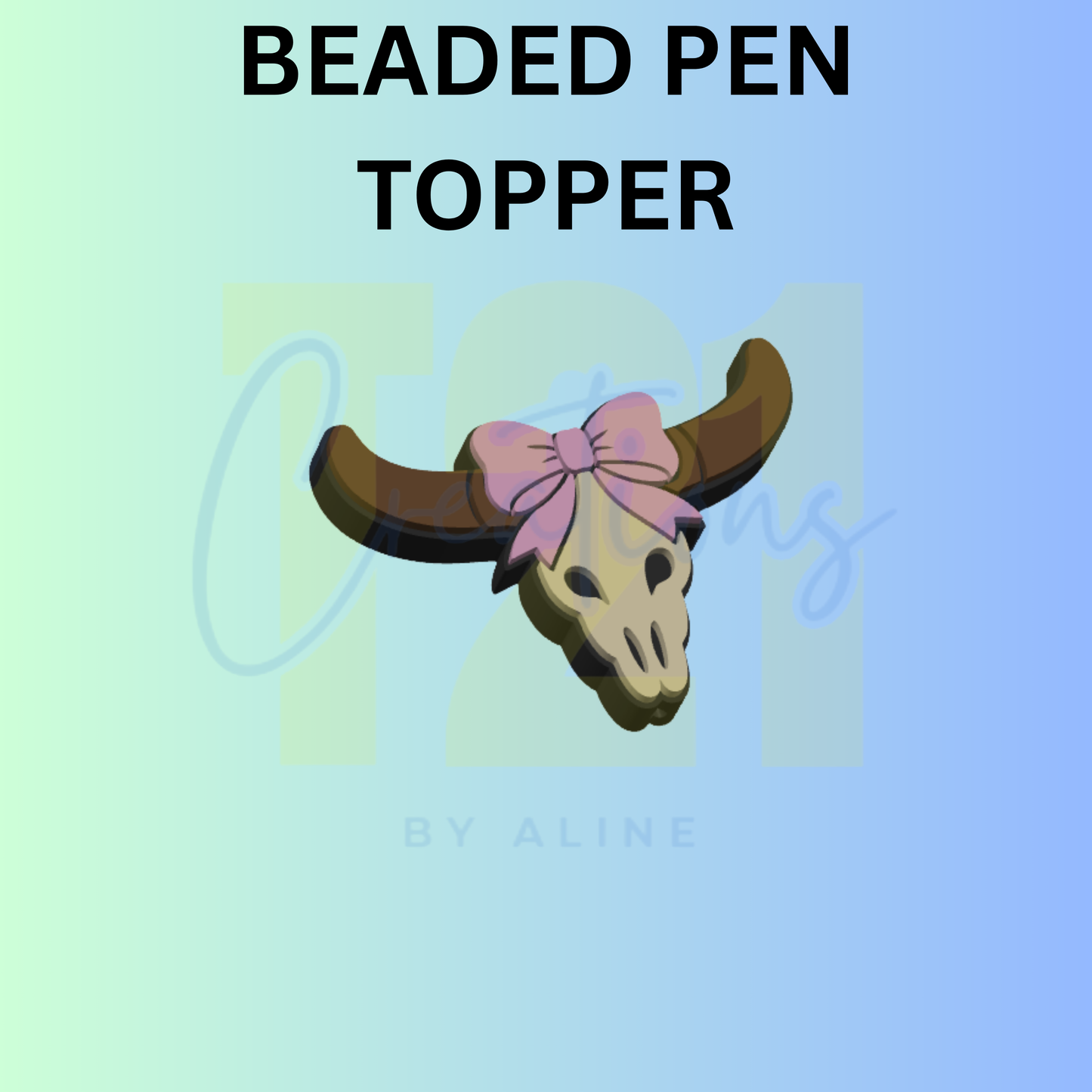 COQUETTE WESTERN PEN TOPPER