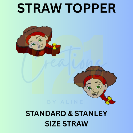 COWGIRL STRAW TOPPER