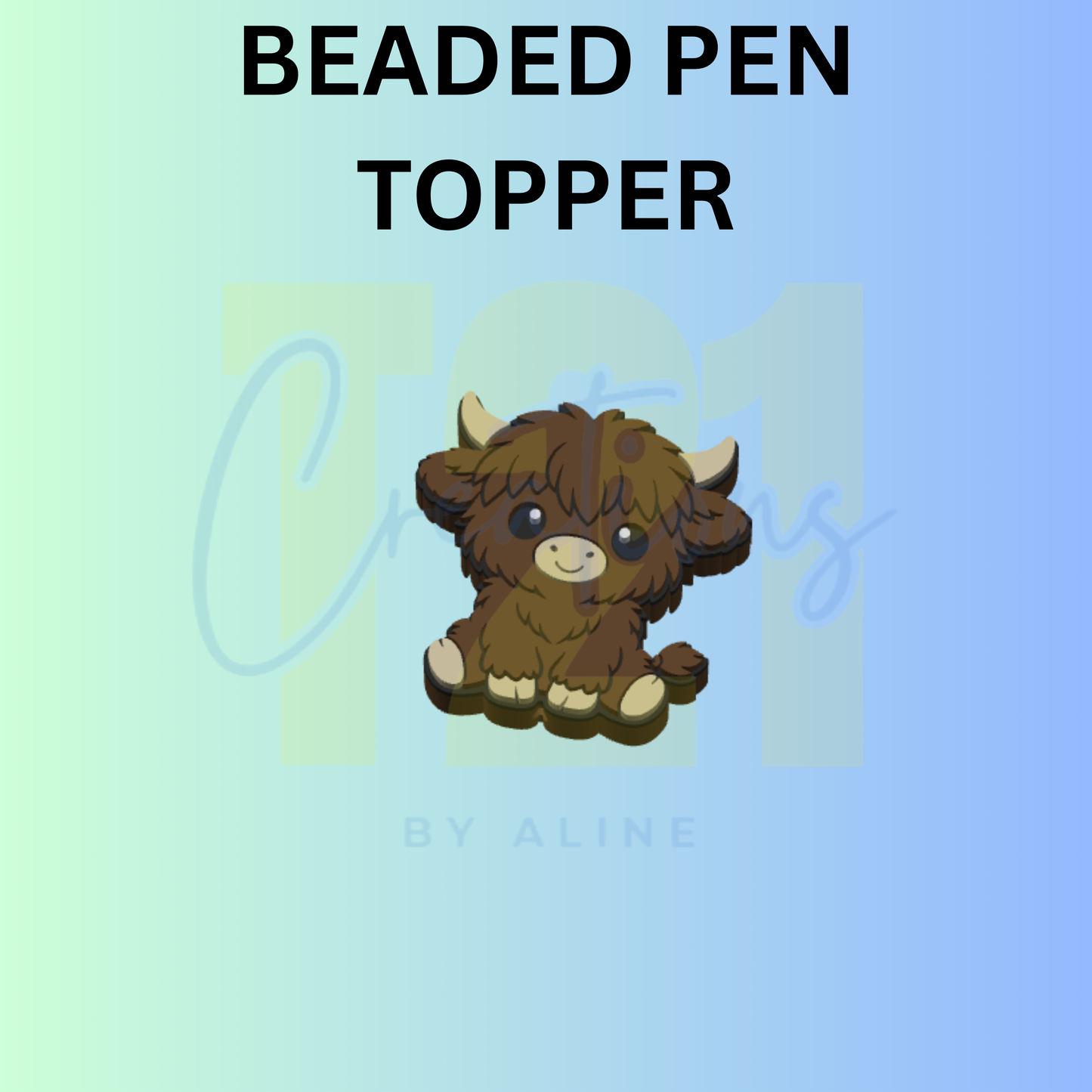 BABY COW PEN TOPPER