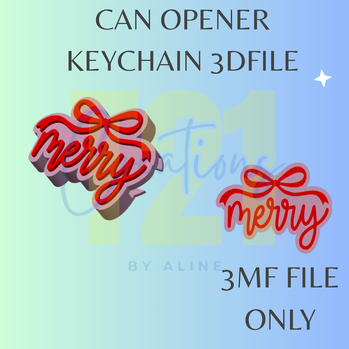MERRY CAN OPENER 3MF FILE