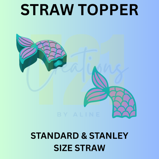 MERMAID TAIL STRAW TOPPER