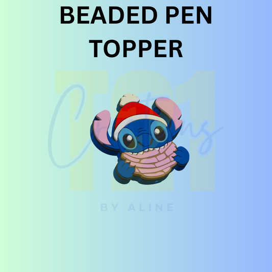 XMAS CONCHA BLUE ALIEN PEN TOPPER