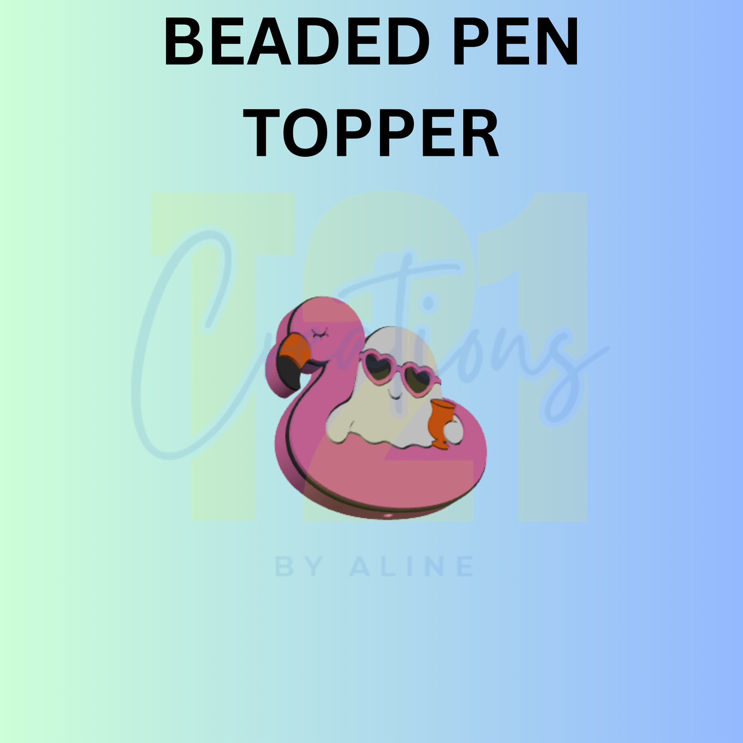 SUMMER GHOST PEN TOPPER