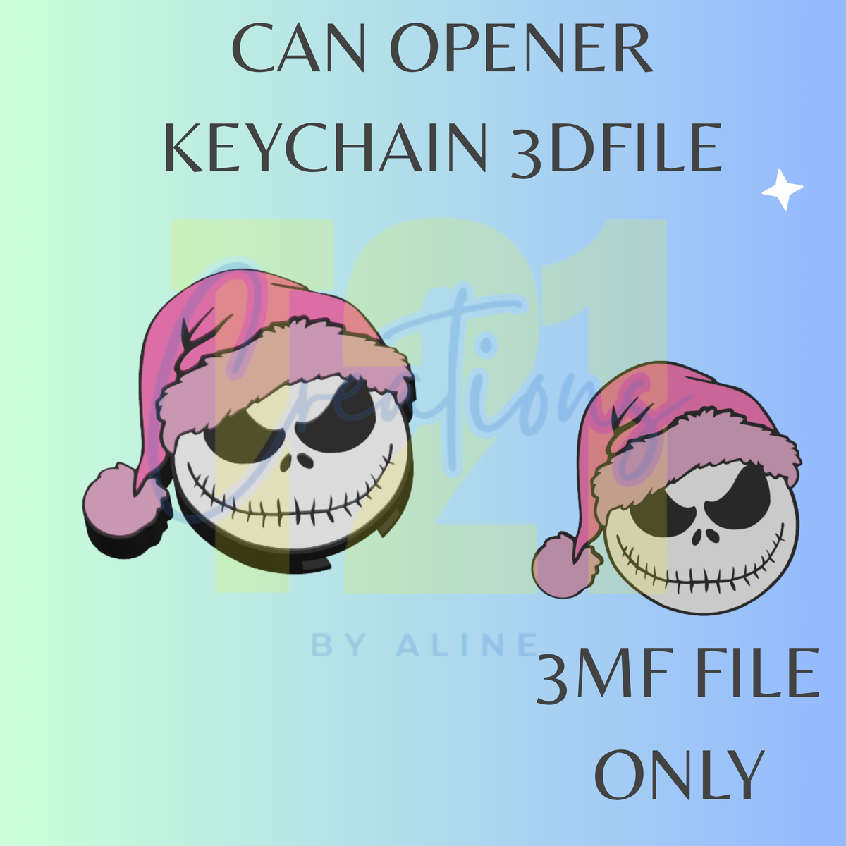 XMAS JACK CAN OPENER 3MF FILE