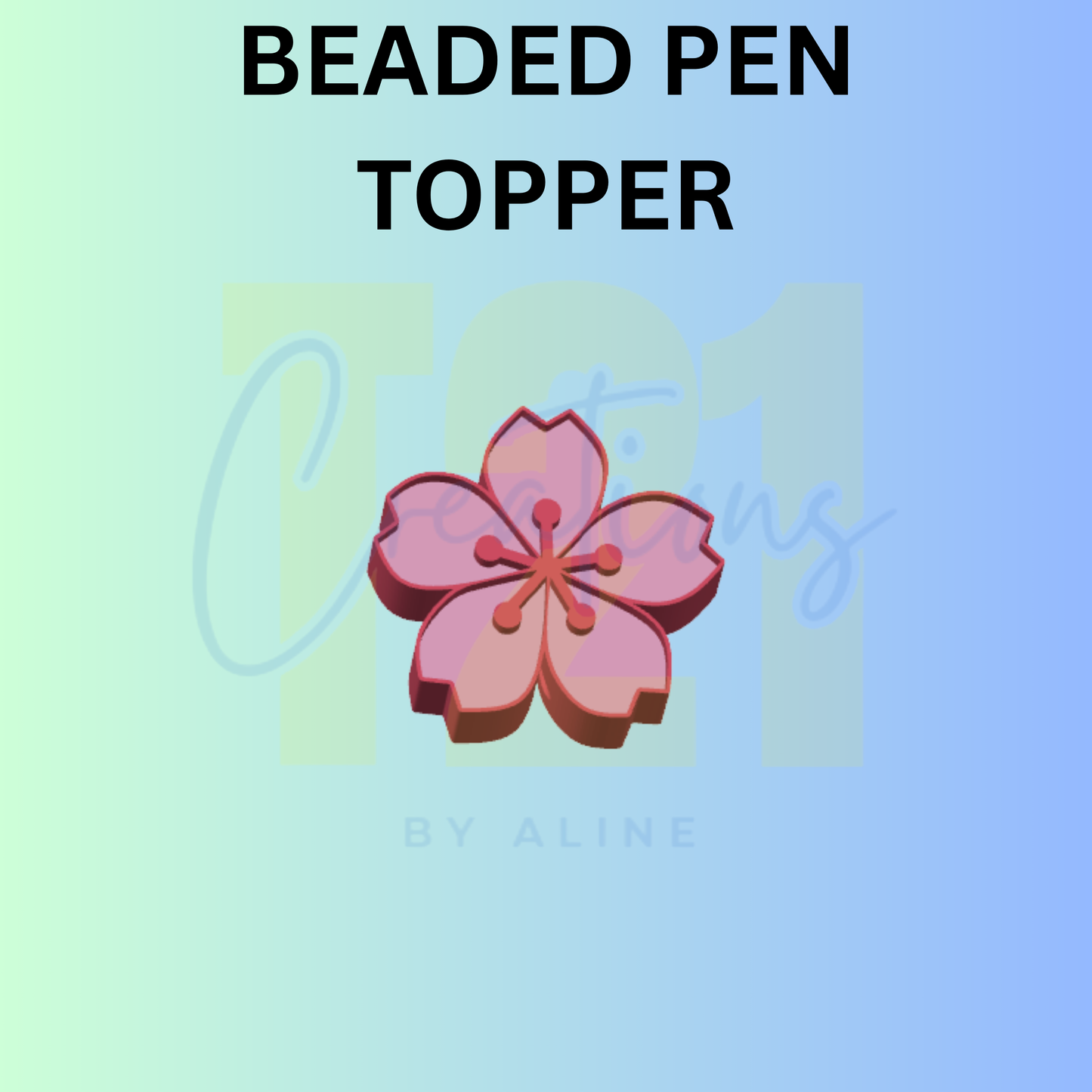 CHERRY BLOSSOM PEN TOPPER
