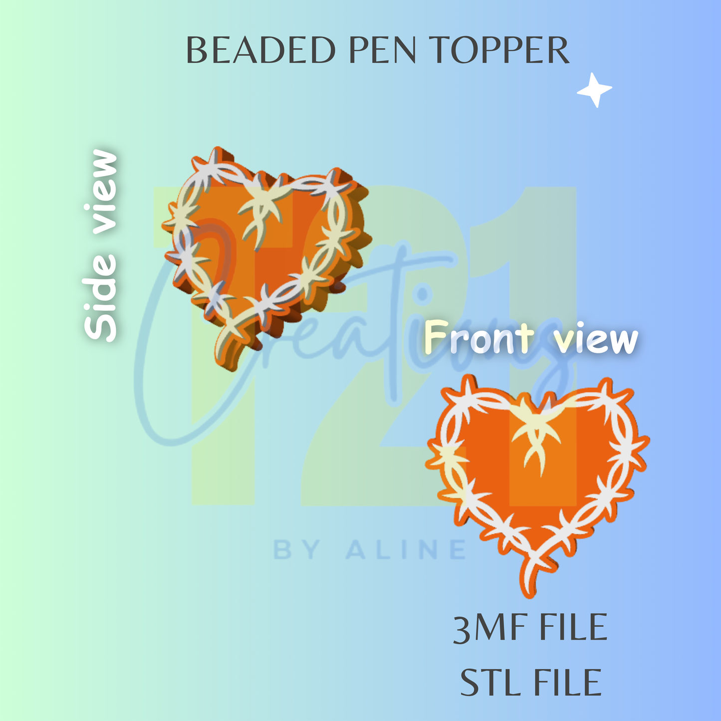 KAROL G PEN TOPPER STL FILE