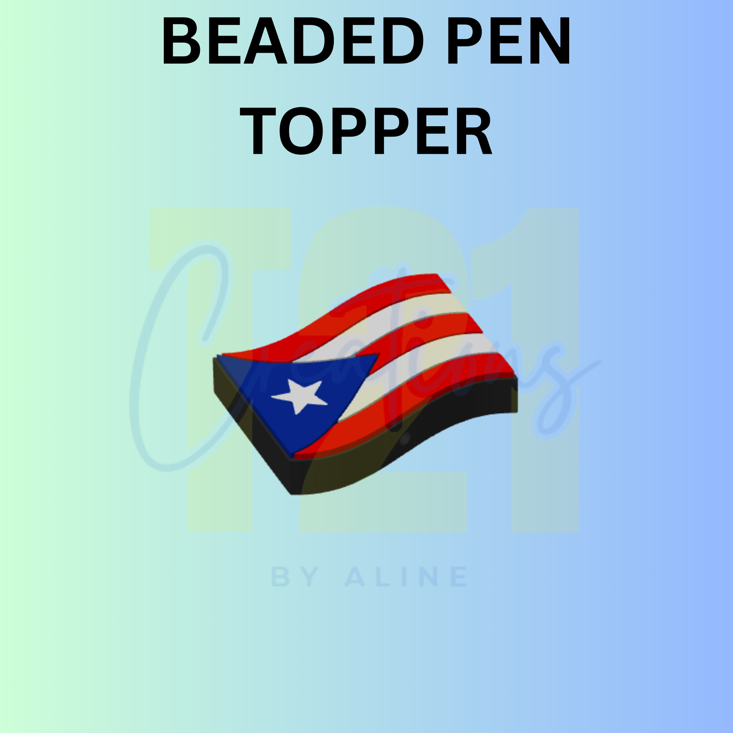 PR FLAG PEN TOPPER