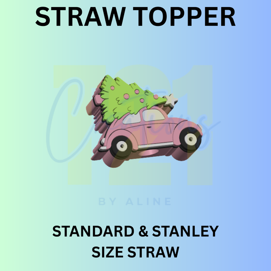 XMAS BETTLE STRAW TOPPER
