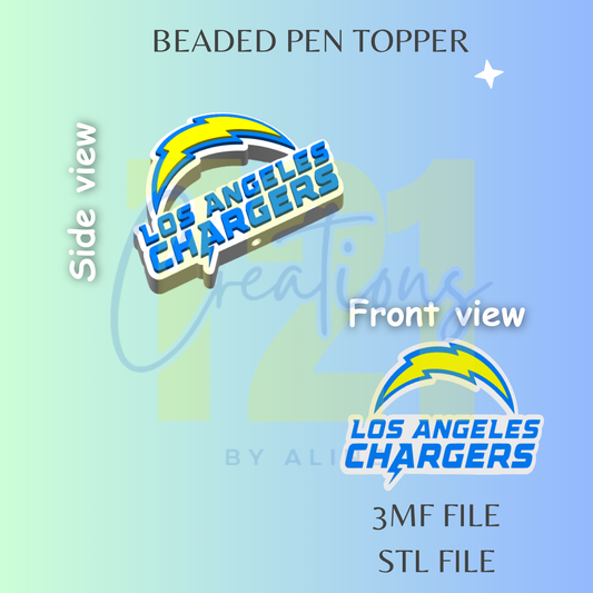 LOS ANGELES PEN TOPPER STL FILE