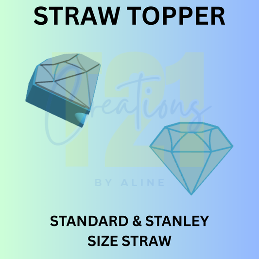 DIAMOND STRAW TOPPER