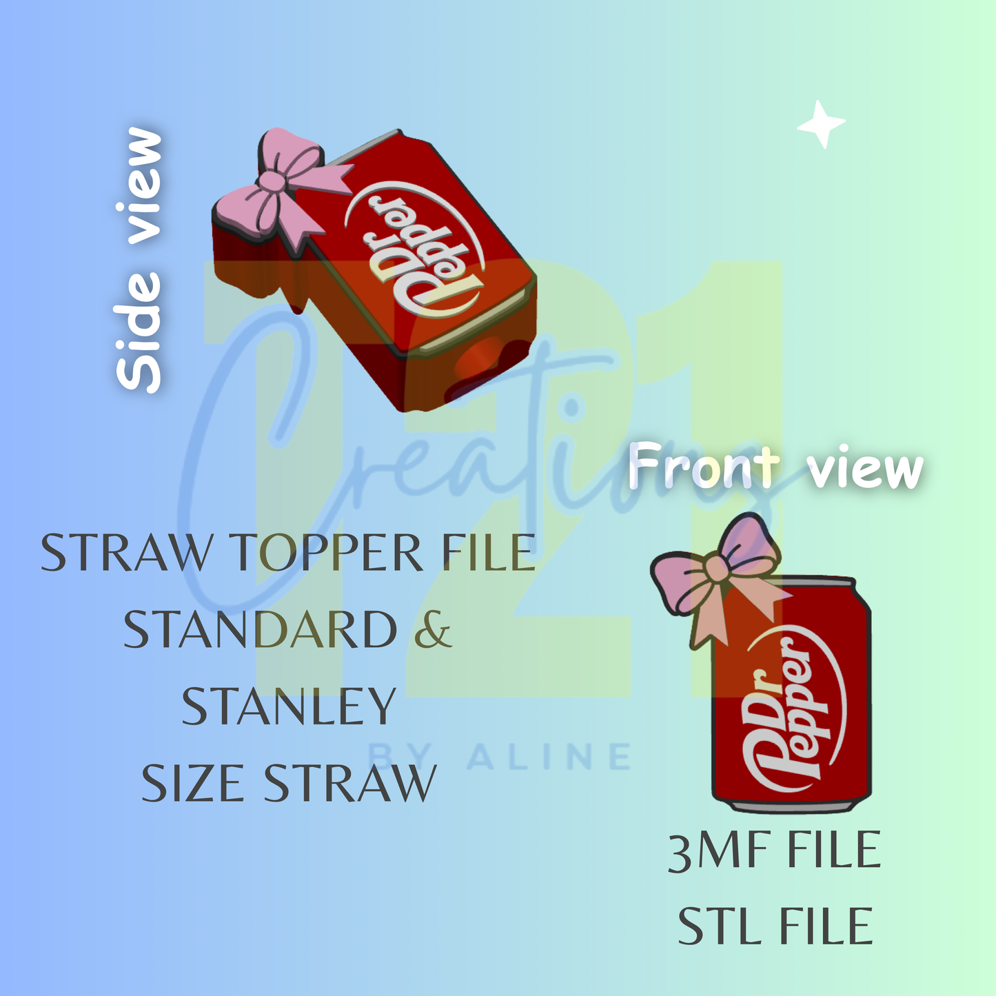 COQUETTE D R PEPP-ER STRAW TOPPER STL FILE