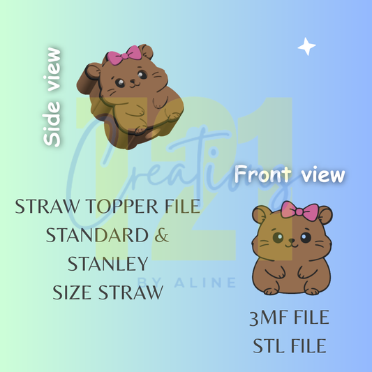 HAMSTER TOPPER STL FILE