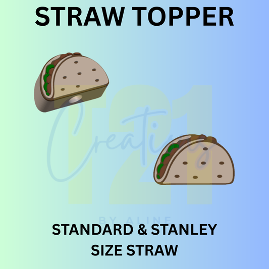 TACO STRAW TOPPER