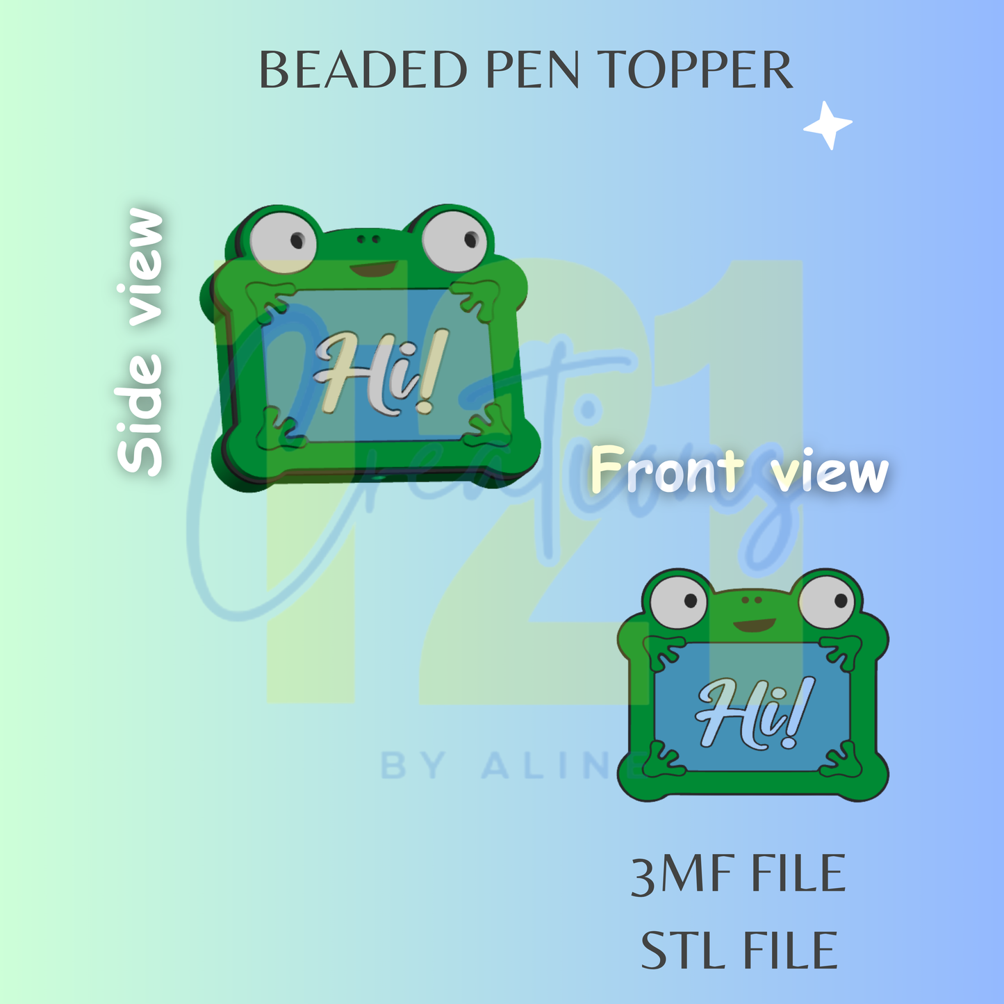 IPAD PEN TOPPER STL FILE