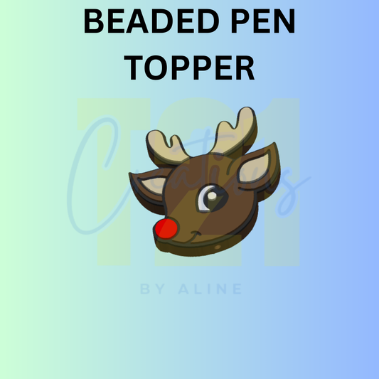 BOY REINDEER PEN TOPPER