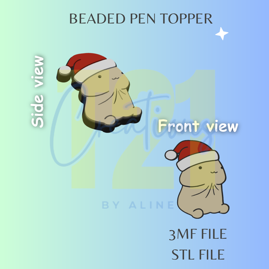 XMAS RICHARD PEN TOPPER STL FILE
