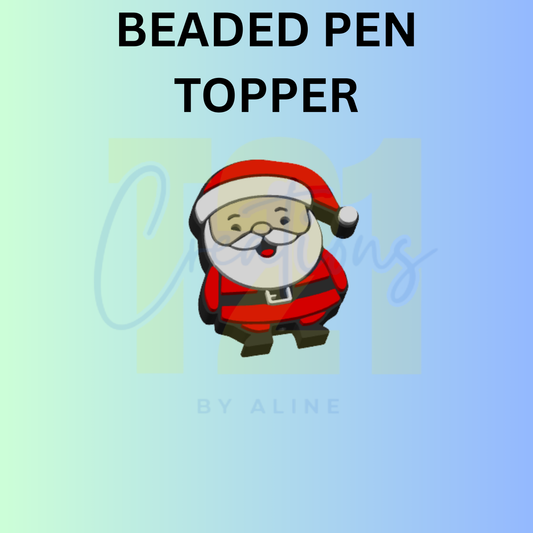 SANTA PEN TOPPER