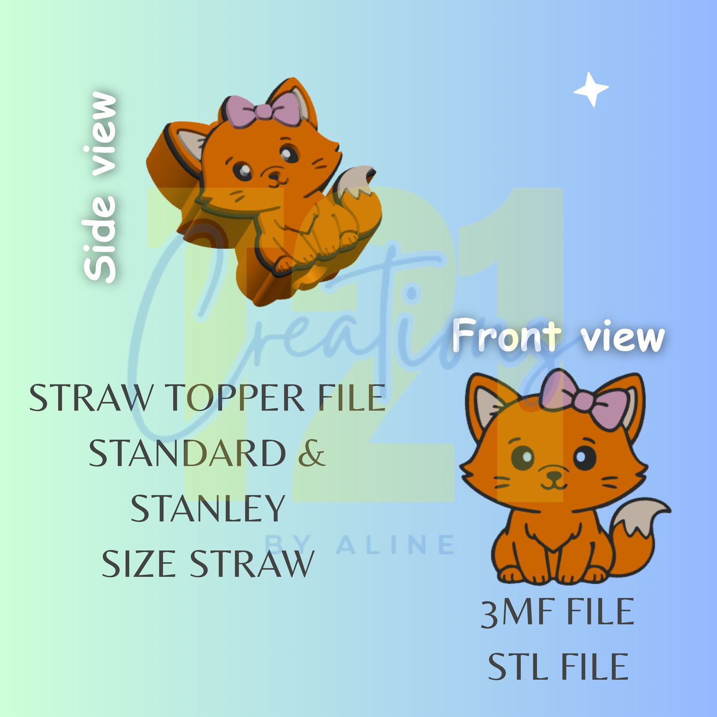 FOX TOPPER STL FILE