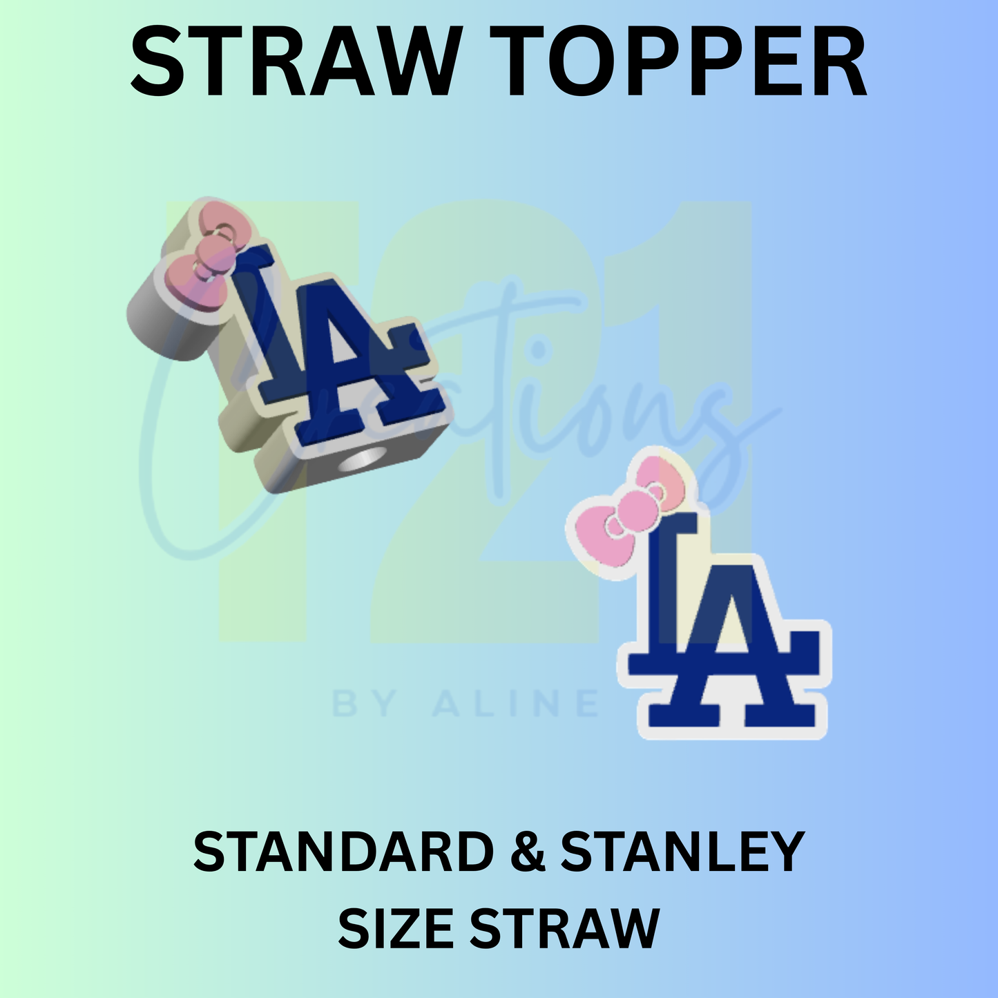 COQUETTE L A STRAW TOPPER