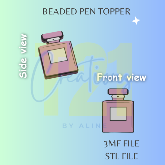 PERFUME 2 PEN TOPPER STL FILE