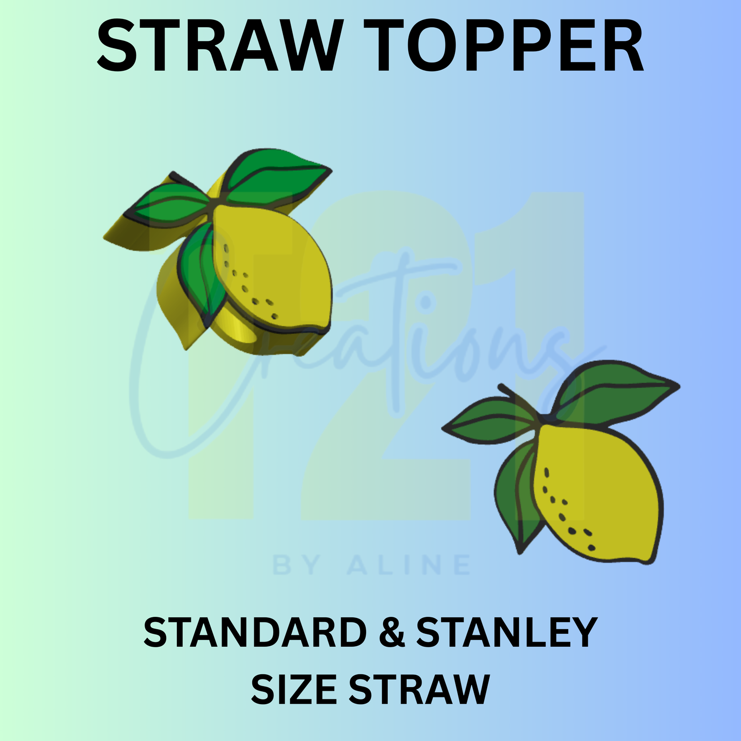 LEMON STRAW TOPPER
