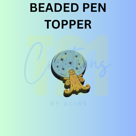CRYSTAL BALL PEN TOPPER