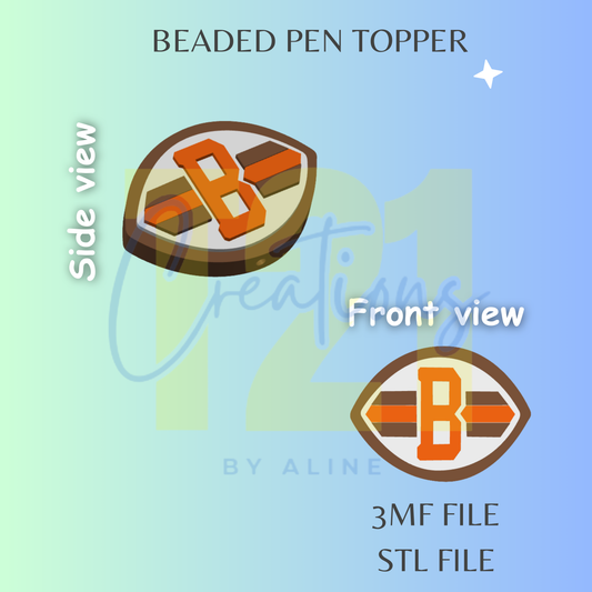 BROWN PEN TOPPER STL FILE