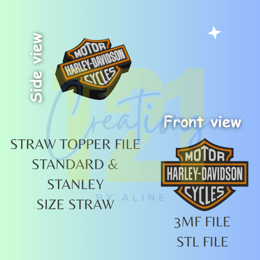 MOTOCYCLE TOPPER STL FILE