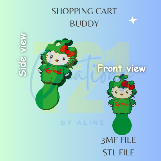 GROUCH H-K SHOPPING CART BUDDY STL FILE