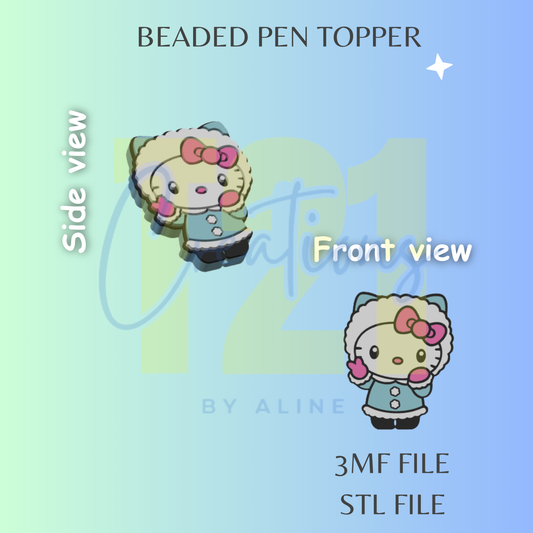 H-K WINTER PEN TOPPER STL FILE