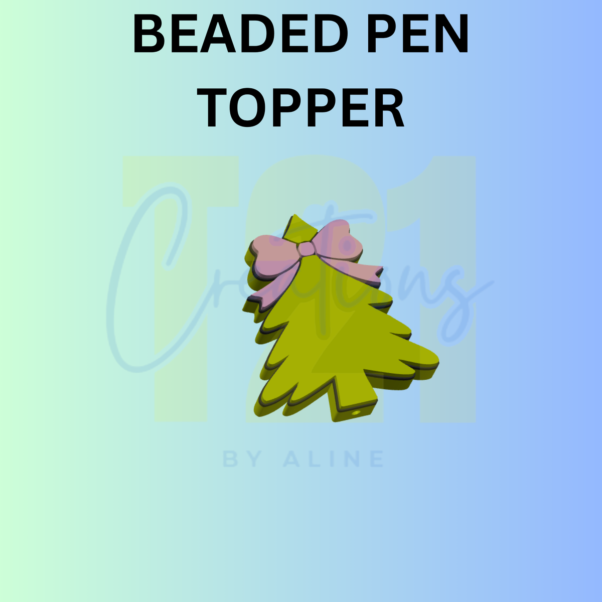COQUETTE XMAS TREE PEN TOPPER