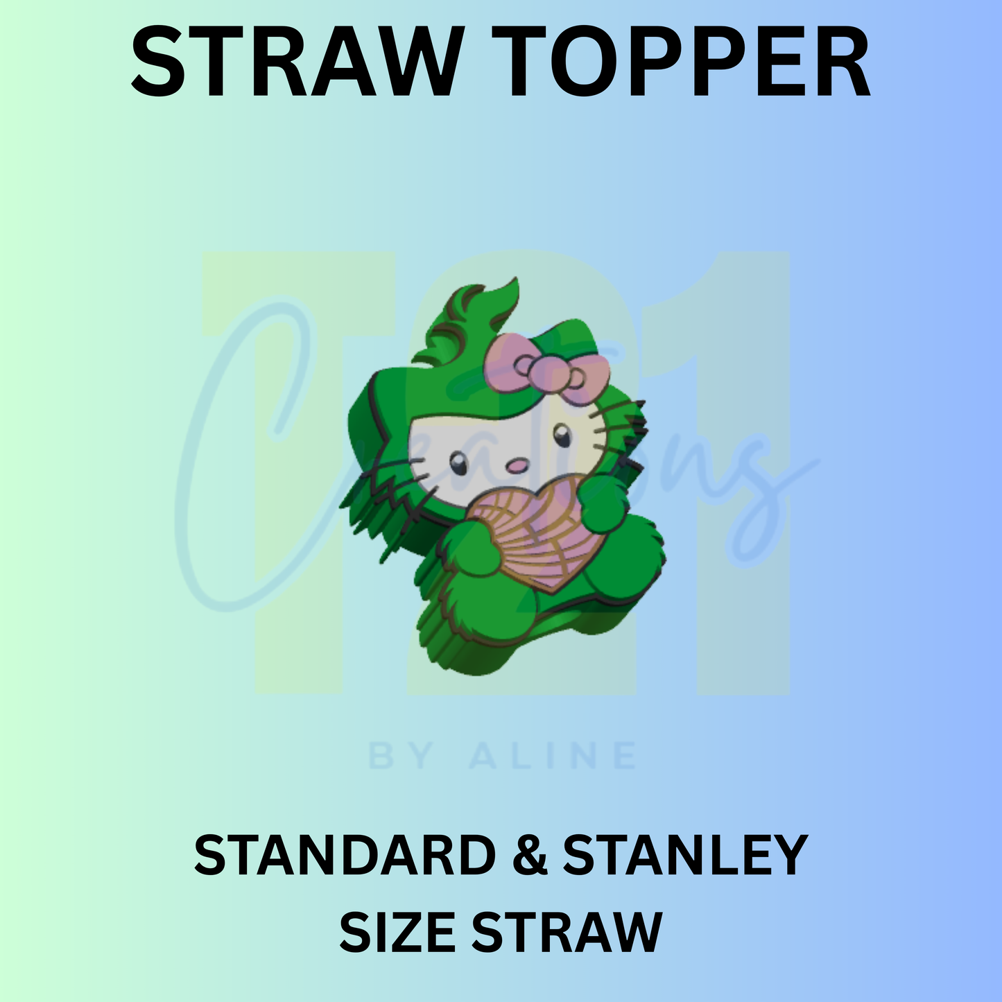 XMAS CONCHA GROUCH STRAW TOPPER