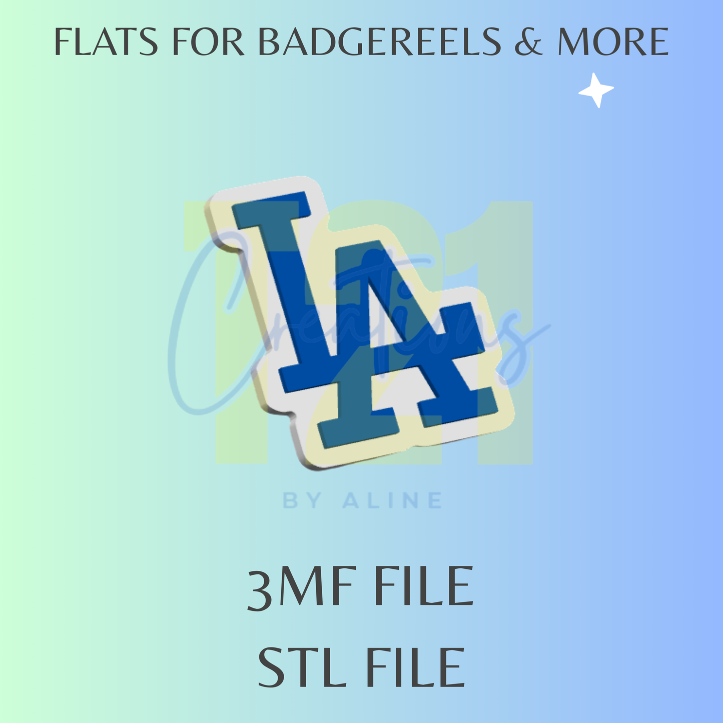 LOS ANGELES FLAT STL FILE