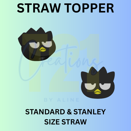 PENGUIN 2 STRAW TOPPER
