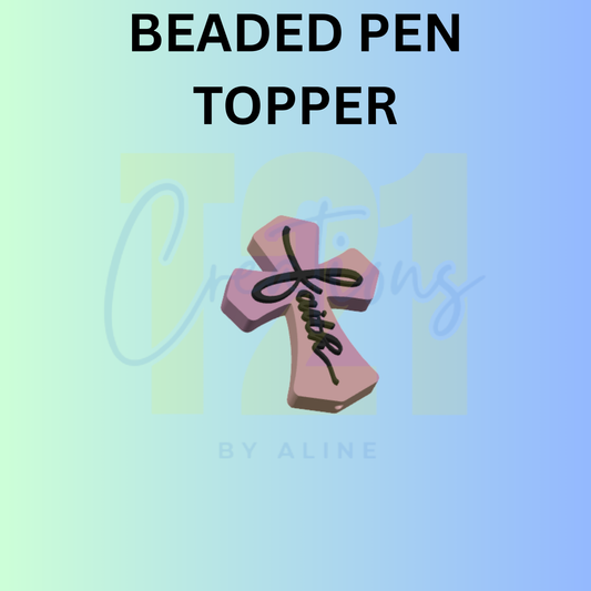 FAITH CROSS PEN TOPPER