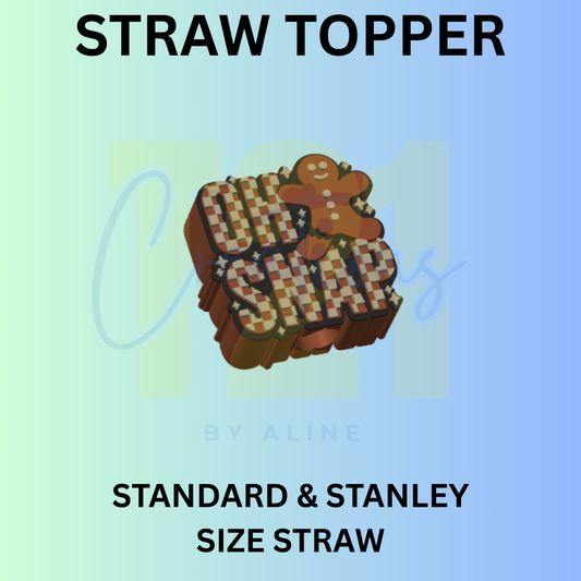 OH SNAP STRAW TOPPER