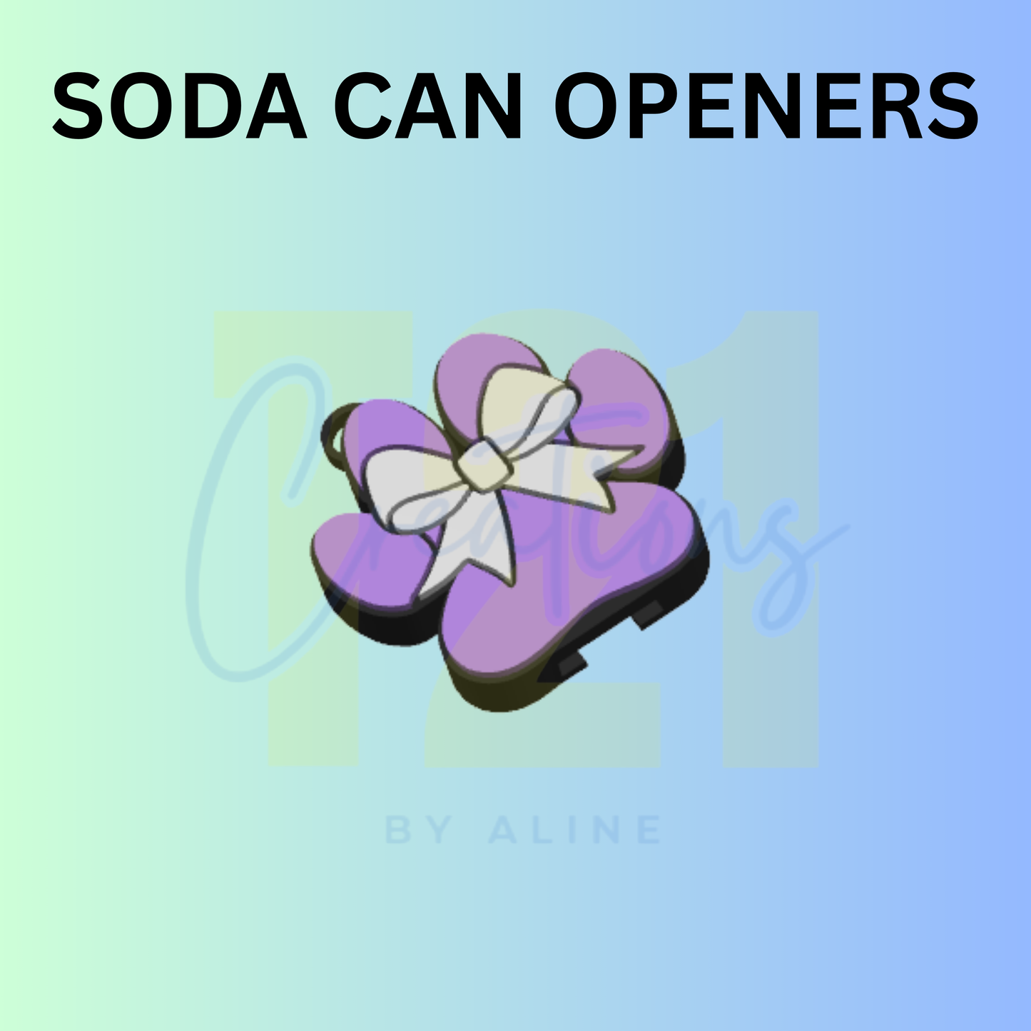 DOG PAW 2 SODA CAN OPENER KEYCHAIN