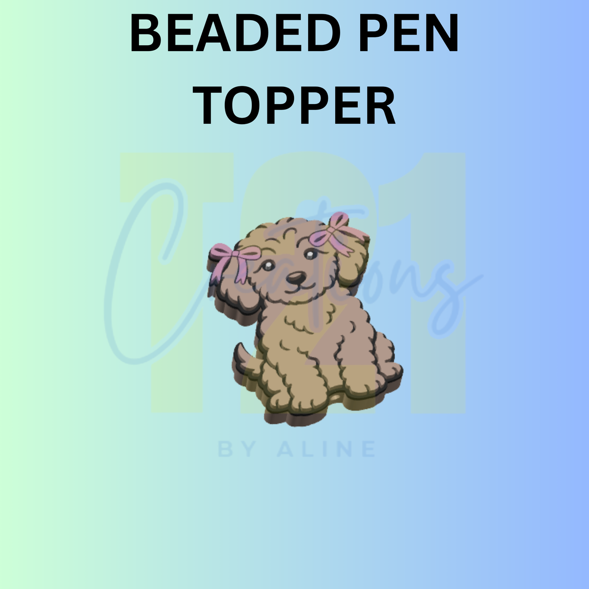 GIRL PUPPY PEN TOPPER